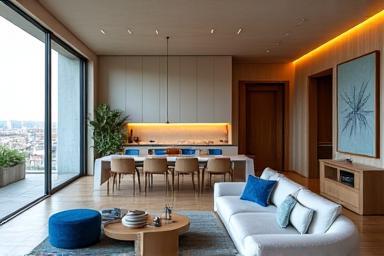 Modern open-plan loft for sale on Corso Como